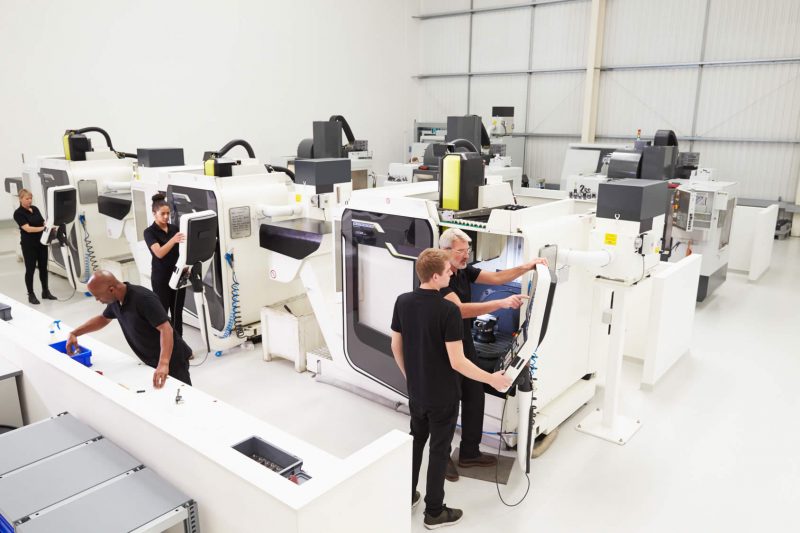 CNC machine workshop