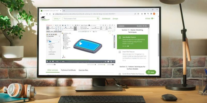 SolidProfessor Video Tutorial App