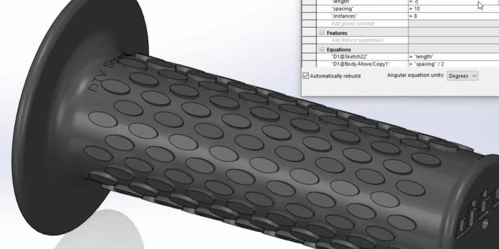 SOLIDWORKS 2023 parts and features