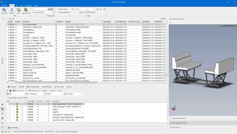 SOLIDWORKS Manage Item Management